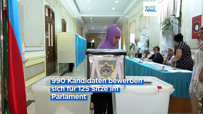 Video: Parlamentswahlen in Aserbaidschan: Dominanz der Regierungspartei bleibt wohl erhalten