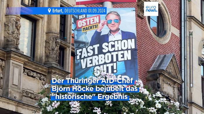 News video: AfD jubelt und sieht bundesweiten Politikwechsel