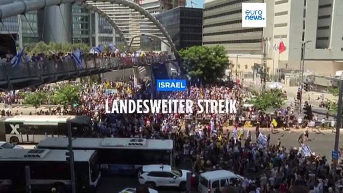 News video: Generalstreik in Israel: Protestierende fordern einen Geisel-Deal