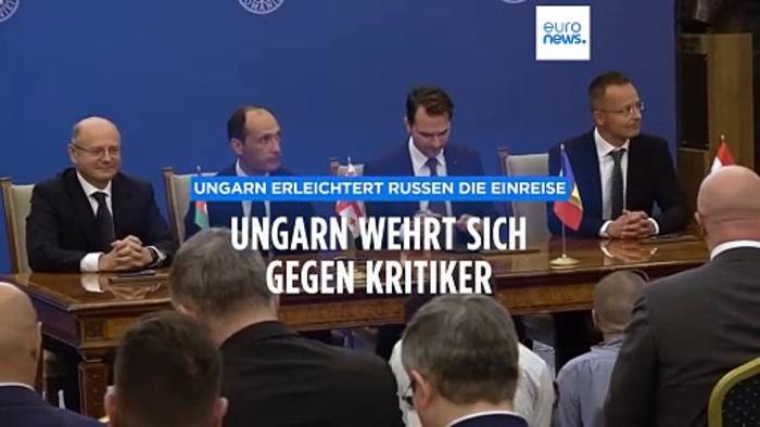 Video: Vereinfachte Einreise für Russen: Ungarn wehrt sich gegen Kritik.