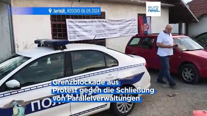 Video: Kosovo schließt zwei Grenzübergänge zu Serbien