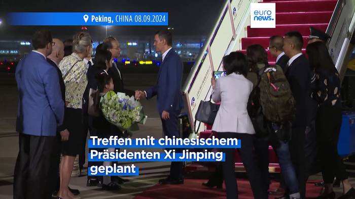 Video: Pedro Sánchez in Peking: EU-China-Zollstreit geht weiter