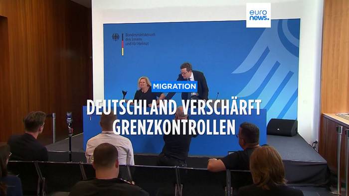 News video: Deutschland verschärft Grenzkontrollen zur Eindämmung irregulärer Migration