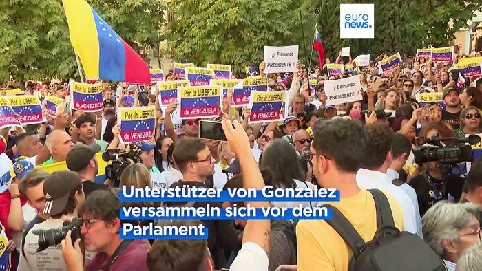 Video: Venezuela: Spanisches Parlament entscheidet über Anerkennung von Edmundo González
