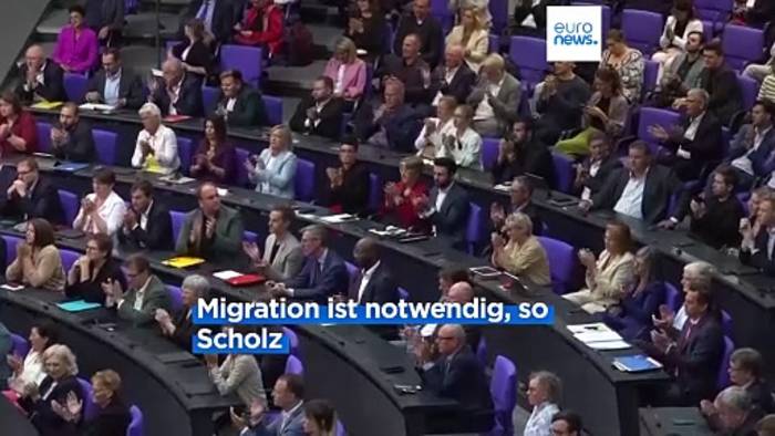 Video: Streit über Migration: Der Kanzler wird laut