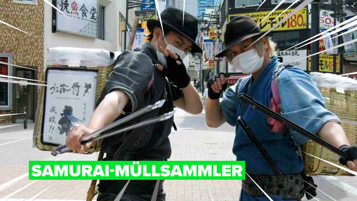 Video: Samurai-Müllsammler