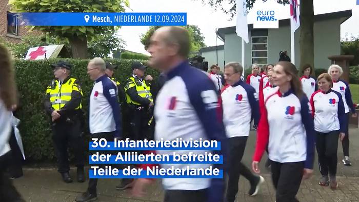 Video: Niederländischer König und Veteranen feiern 80 Jahre Befreiung