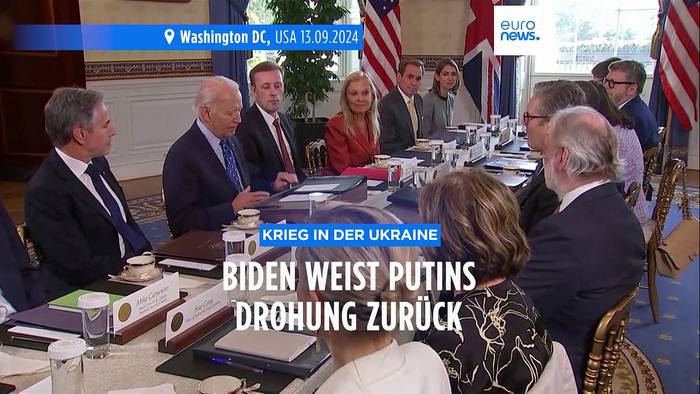 News video: Biden weist Putins Kriegsdrohung zurück