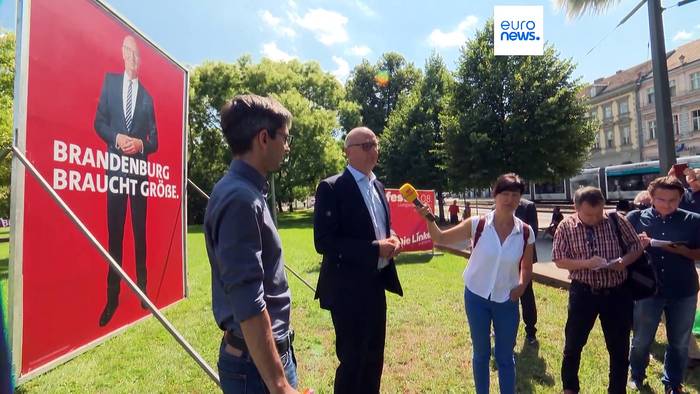 News video: Wahlkampf in Brandenburg mit knappem Duell zwischen AfD und SPD