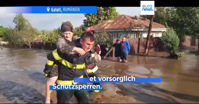 Video: Vier Tote durch Hochwasser in Rumänien