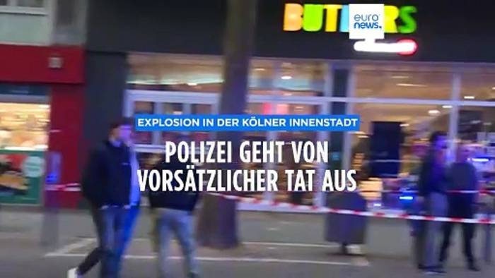 News video: Explosion in Kölner Innenstadt: Ursache noch unklar