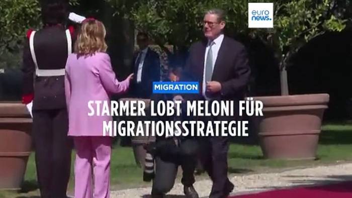 Video: Sir Keir Starmer in Rom: Großbritannien will in Migrationsfragen von Italien lernen
