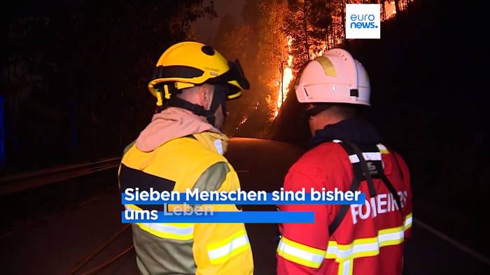 Video: Waldbrände in Portugal: 4000 Feuerwehrleute kämpfen gegen die Flammen