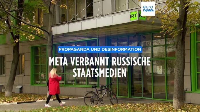 Video: Propaganda und Desinformation: Meta verbannt russische Staatsmedien