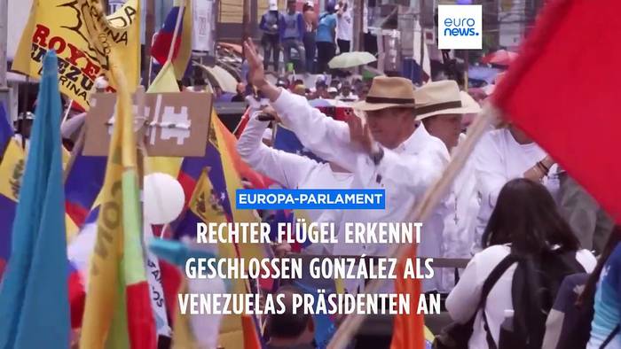Video: Europaparlament erkennt González als venezolanischen Präsidenten an