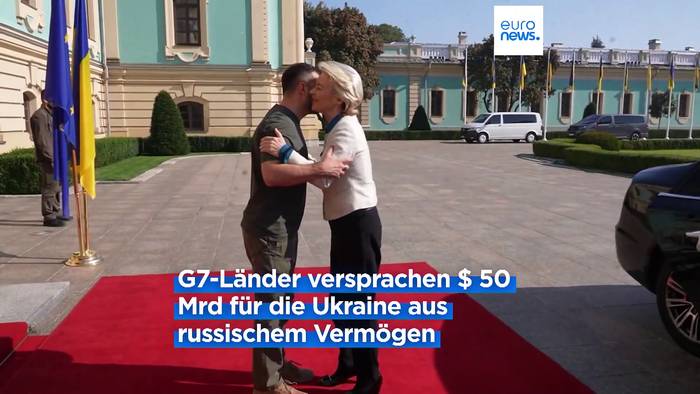 Video: EU will 35 Milliarden Euro Kredit für die Ukraine aus eingefrorenem russischem Vermögen aufnehmen