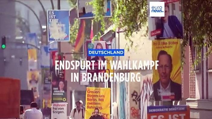 News video: AfD vor weiterem Erfolg in Brandenburg