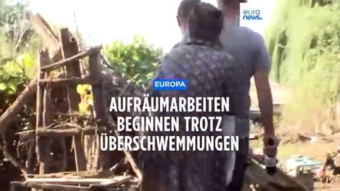 News video: Rumänien: Hochwasser spült Häuser weg