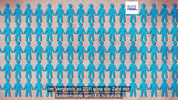 News video: Selbstmorde in Europa innerhalb eines Jahrzehnts um 13 % zurückgegangen