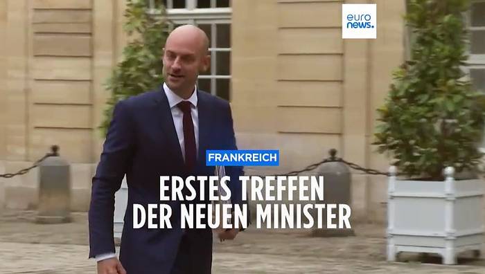 Video: Frankreichs neuer Premier Barnier versammelt erstmals neues Kabinett