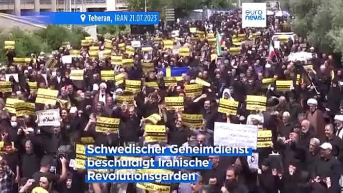 News video: Schweden macht Iran für SMS mit Racheaufruf nach Koran-Verbrennungen verantwortlich