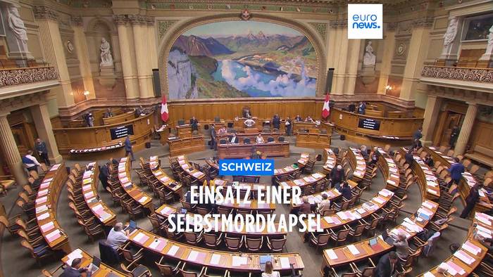 Video: Schweiz: Einsatz der Selbstmordkapsel 