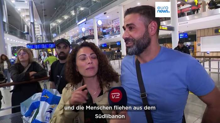 Video: EU fordert Staatsangehörige im Libanon zur sofortigen Ausreise auf