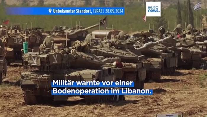 News video: Israel verlegt Truppen an die Nordgrenze