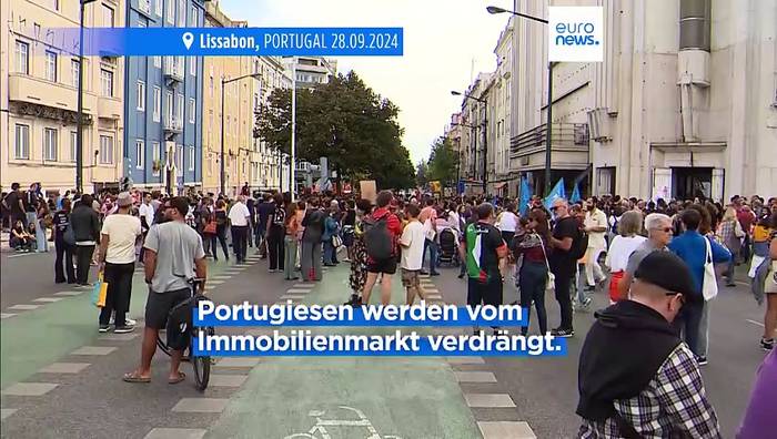 News video: Tausende protestieren in Lissabon gegen zu hohe Mieten
