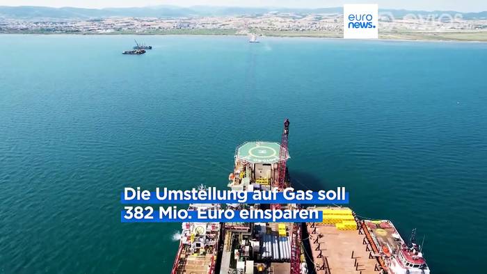 Video: Energiesicherheit: Griechenland nimmt Rückvergasungsanlage für LNG in Betrieb