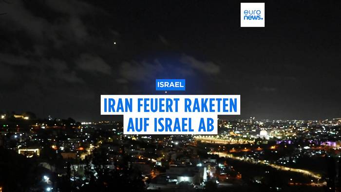 News video: IDF: Iran feuert Raketen auf Israel ab