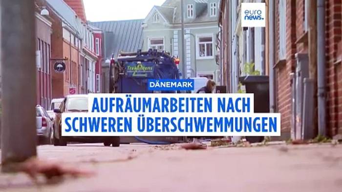 Video: Dänemark: Schadensbeseitigung nach verheerenden Überschwemmungen