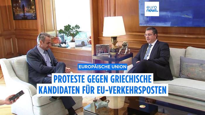 Video: Proteste gegen griechische Kandidaten für EU-Verkehrsposten nach Zugunglück
