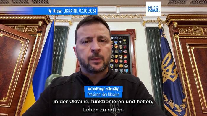 Video: Nach Besuch des NATO-Chefs in Kiew: Selenskyj fordert gemeinsame Abwehr russischer Angriffe