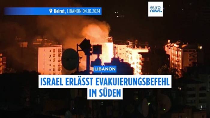 Video: Israel erlässt weitere Evakuierungsbefehle im Süden