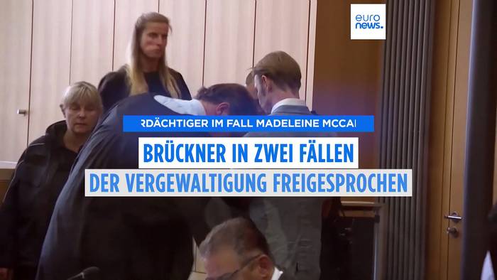 News video: Verdächtiger im Fall Madeleine McCann in zwei Fällen der Vergewaltigung freigesprochen