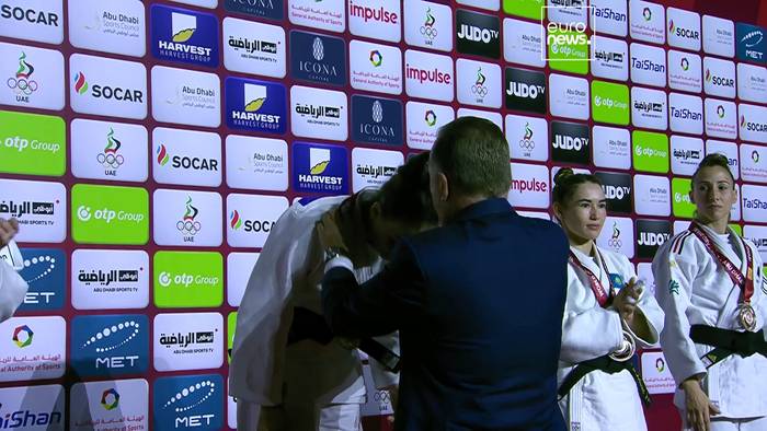 News video: Judo Grand Slam in Abu Dhabi: Ballhaus holt Gold an Tag 1
