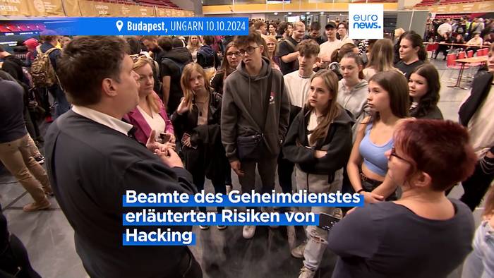Video: CyberFest in Budapest: Schüler werden über Cyberkriminalität aufgeklärt