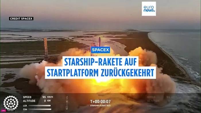 Video: SpaceX Durchbruch: Raketenstufe erstmals zur Startplattform zurückgekehrt