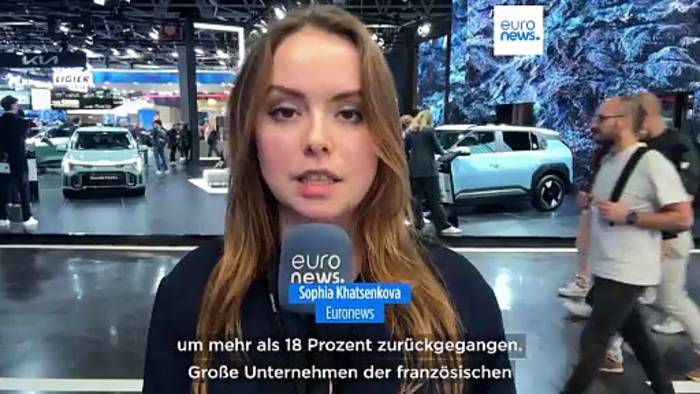 Video: Paris Motor Show: Macron verlangt Zölle für billige E-Autos aus China