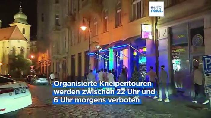 News video: Um betrunkene Touristen abzuschrecken: Prag verbietet Kneipentouren