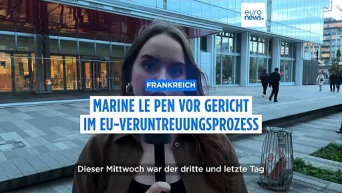 Video: Marine Le Pen beschuldigt Richter der Befangenheit im EU-Veruntreuungsprozess