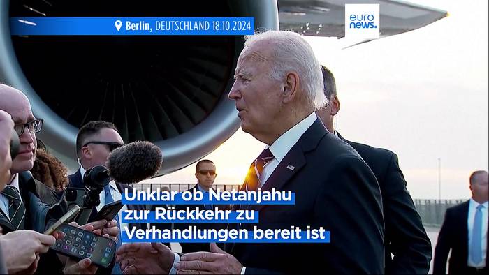 News video: Biden: Waffenstillstand im Libanon leichter zu erreichen als in Gaza