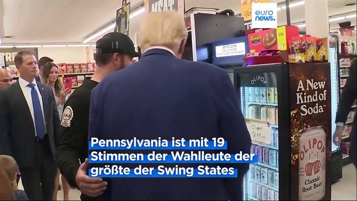 Video: Wahlkampf in Pennsylvania: Trump und Harris kämpfen um entscheidenden Swing-State