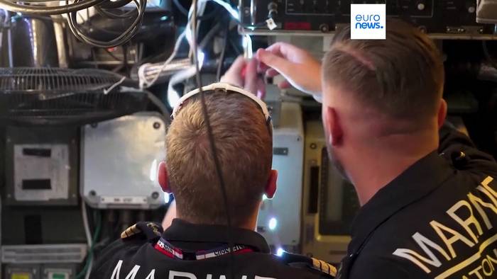 Video: Seltener Einblick in französisches U-Boot