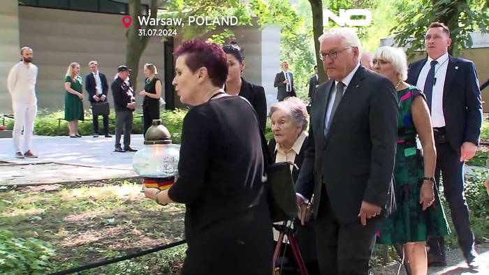 News video: Steinmeier bittet um Vergebung 80 Jahre nach dem Warschauer Aufstand