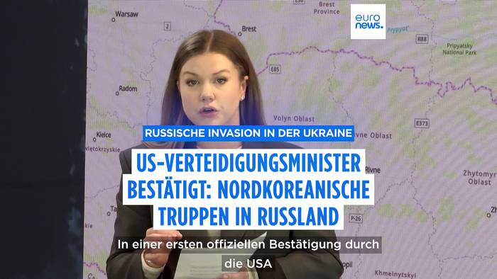 Video: US-Verteidigungsminister: Nordkoreanische Truppen in Russland