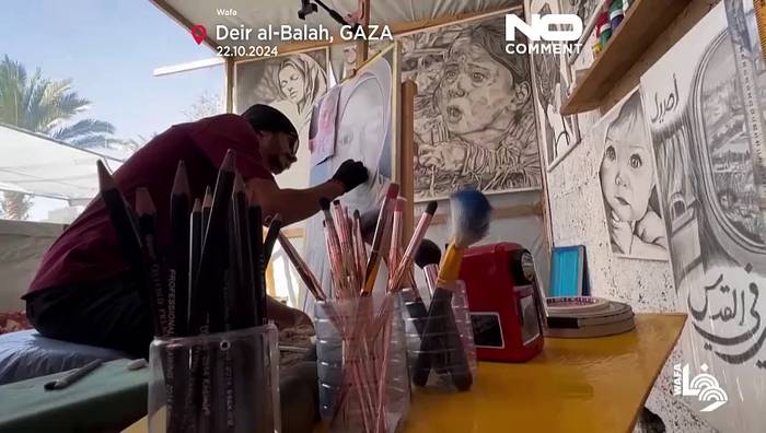 Video: No Comment: Wenn Kunst den Krieg in Gaza überwindet