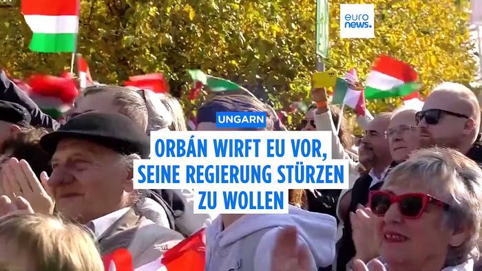 News video: Orbán wirft EU vor, die ungarische Regierung stürzen zu wollen