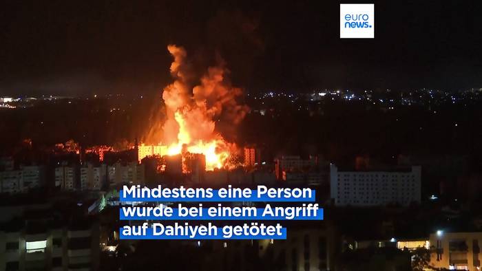 Video: Angriffe auf Libanon: Israel bombardiert Tyros und Dahiyeh